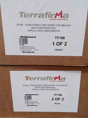 TERRAFIRMA PRO SPORT STD HEIGHT SUSPENSION KIT - 90/D1/RRC