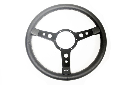 STEERING WHEEL BLACK VINYL 15 IN 3-SPOKE