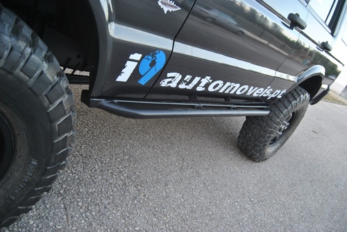 Estribos com protecção tubular para Discovery II