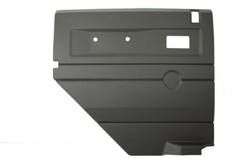 DGREY LH PUSH BUTTON REAR DOOR CARD WITH ELECTRIC WINDOWS DEF UPTO2007