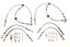 TERRAFIRMA GOODRIDGE DISCOVERY 3 +2" BRAKE HOSES - 6 LINE KIT