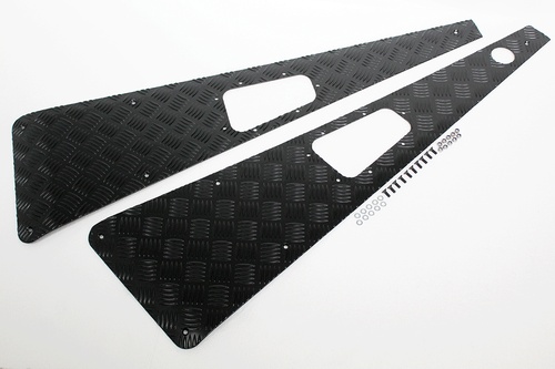 Proteções guarda lamas Defender ( c/ buraco de antena lado condutor) Defender