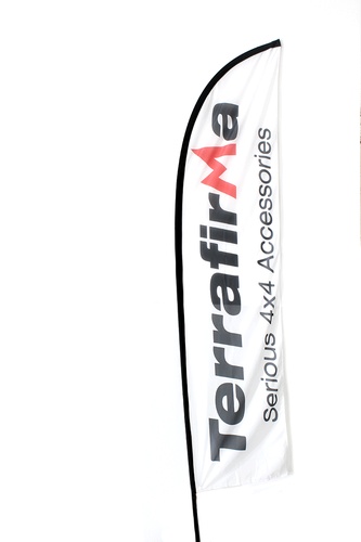 TERRAFIRMA FEATHER FLAG