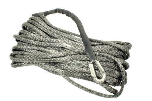 GREY 25Mx10MM SYNTHETIC WINCH ROPE FOR TF3320 & TF3301