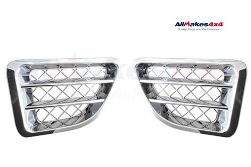 CHROME SIDE VENT RH
