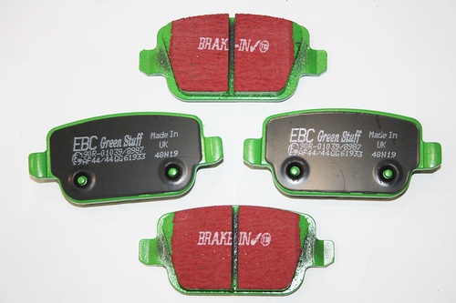 REAR BRAKE PAD SET HIGH PERFORMANCE