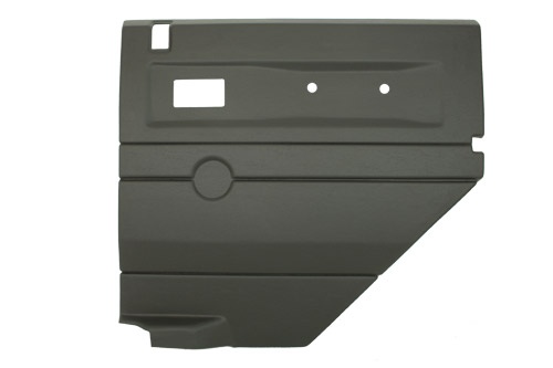 DGREY RH PUSH BUTTON REAR DOOR CARD WITH ELECTRIC WINDOWS