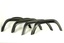 Kit abas STD preto brilhante Defender