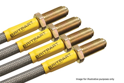 STAINLESS BRAKE HOSE KIT + 40