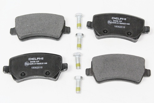 BRAKE PAD SET - REAR + SPRINGS/BOLTS