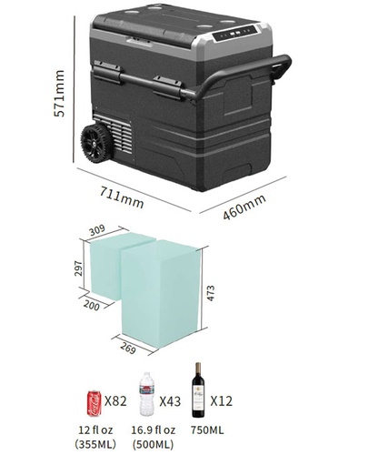 Arca Frigorífica TFW55 Alpicool - 55L