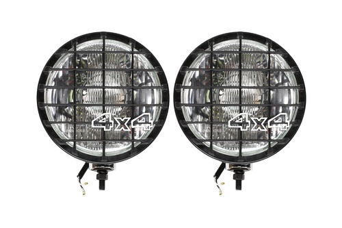 DRIVING LAMPS  PAIR  8 INCH BLACK