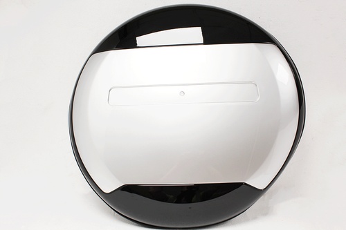 GLOSS BLACK & SILVER WHEEL COVER
