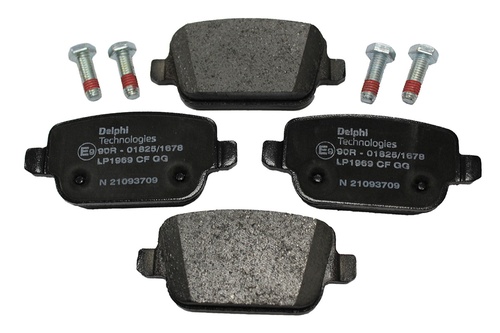 BRAKE PAD SET - REAR - DIESEL ENGINE
