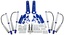 TERRAFIRMA MEGA SPORT 11" TRAVEL SHOCKS & MOUNT KIT 90/110/130/D1/RRC
