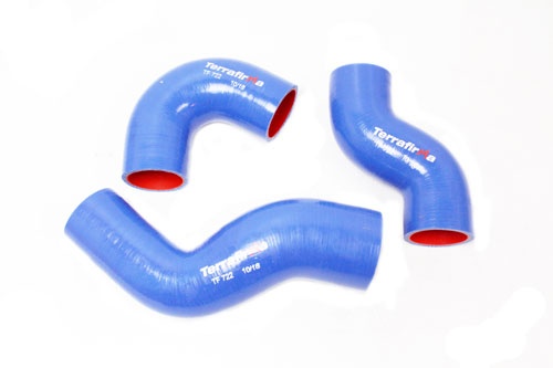 TERRAFIRMA SILICONE INTERCOOLER HOSE KIT BLUE 90/110/130 TD5