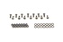 SIDE SILLS CHEQUER PLATE - SILVER - DEF 110 NON-S/WAGON