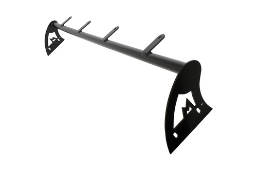 TF ROOF LIGHT BAR - SATIN BLACK - STRAIGHT TUBULAR STEEL - DEFENDER