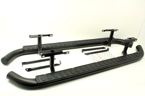 Estribos Defender 110 Fire & Ice (preto)