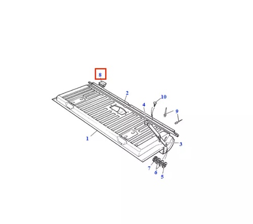 Patilhas tailgate Range Rover