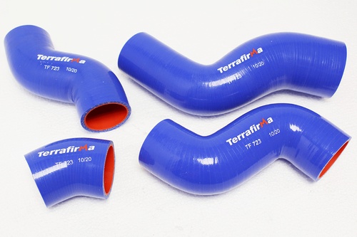 TERRAFIRMA SILICONE INTERCOOLERHOSE KIT BLUE - TD5 - D2