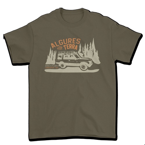 T-shirt D1 "Algures por terra"