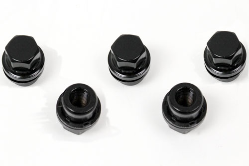 WHEEL NUT - BLACK