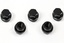 WHEEL NUT - BLACK