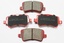 CERAMIC PREMIUM BRAKE PAD SET REAR