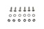 BONNET HINGE BOLT KIT