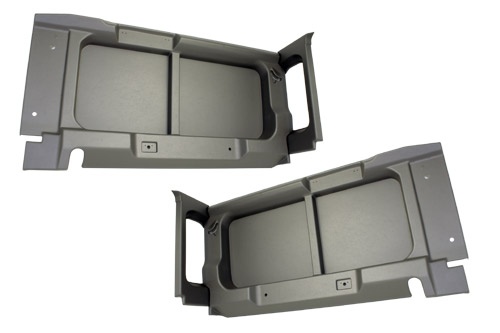 90 WITHOUT WINDOW CUT-OUTS - REAR SIDE PANELS - DARK GREY - 9+
