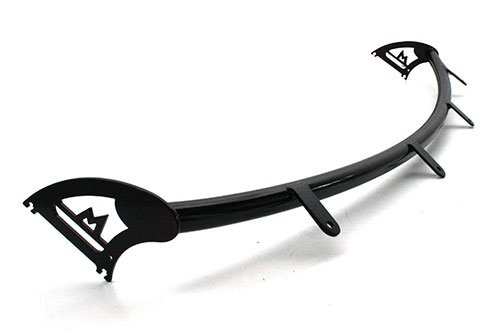 TF ROOF LIGHT BAR - SATIN BLACK - CURVED TUBULAR STEEL - D1/D2