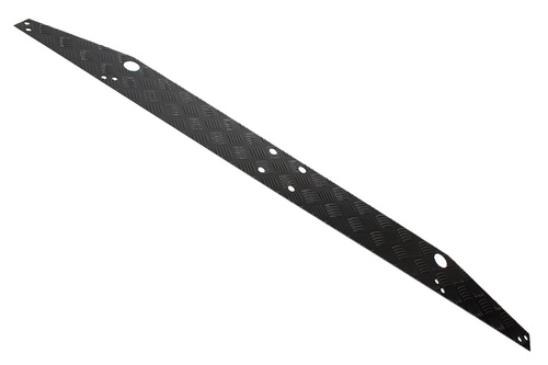 CROSS MEMBER CHEQUER PLATE - BLACK - ALL DEFENDERS
