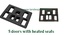 Acabamentos botões cubby box Discovery 1 / 2 e Range Rover Classic