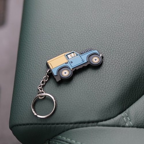 Porta chaves Land Rover Serie Azul