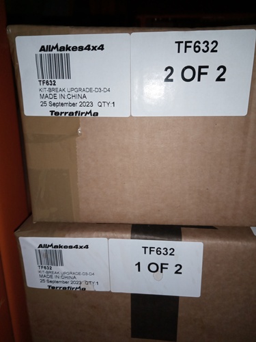 TF 340MM BIG BRAKE UPGRADE: FERODO PADS/DELPHI DISCS - D3/D4/RRS