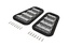 XS BONNET VENT SET BLACK WITH SILVER MES