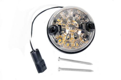 73mm LED FRONT INDICATOR - SMOKED