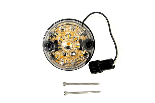 73MM REAR INDICATOR LED SMOKED - DEFENDE