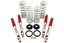 AIR TO COIL CONVERSION +2" MED. LOAD SPRINGS & 4 STAGE ADJ SHOCKS - D2