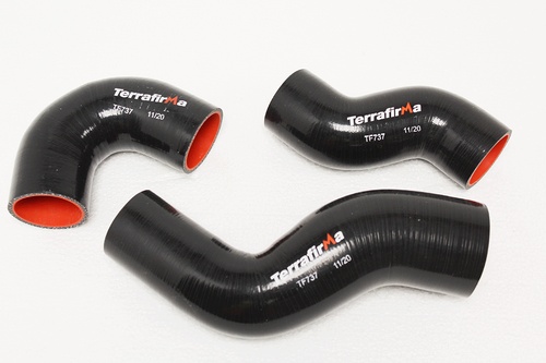 TERRAFIRMA SILICONE INTERCOOLER HOSE KIT BLACK 90/110/130 TD5