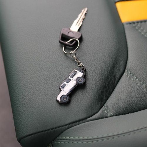 Porta chaves Land Rover DEFENDER 110 branca