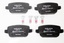 BRAKE PAD SET - REAR - DIESEL ENGINE