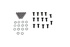 SIDE SILLS CHEQUER PLATE - BLACK - DEF 110 STATION WAGON
