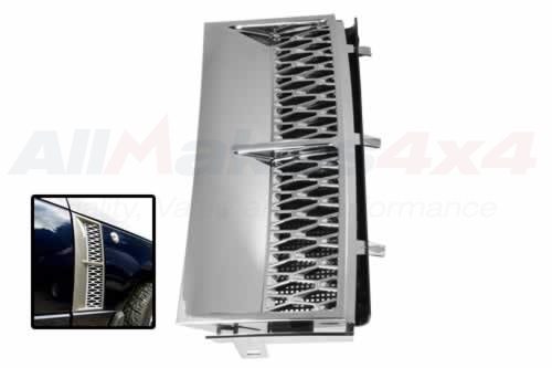 CHROME GRILLE AIR INLET RH