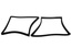 REAR QUARTER WINDOW SEAL SET