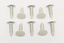 FASTENER- FIR TREE - LIGHT GREY
