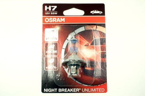 Lâmpada H7 OSRAM NIGHT BREAKER (unidade)