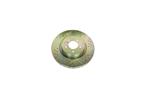 BRAKE DISC CROSS DRILLED & GROOVED