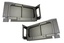 90 WITHOUT WINDOW CUT-OUTS - REAR SIDE PANELS - DARK GREY - 9+